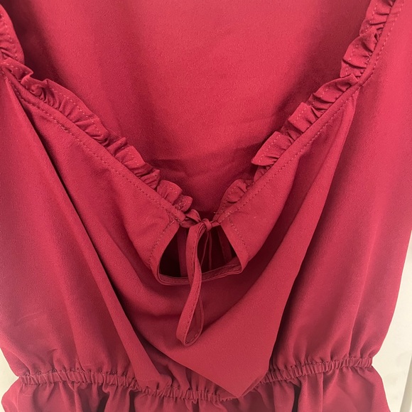 Urban Outfitters Riley Ruffle Tie-front Blouse - Picture 4 of 7